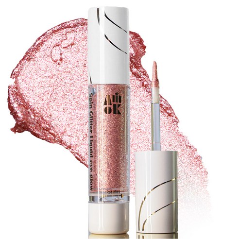 AMIOK Spin Glitter Liquid Eye Glow Milky Flower EG401 5g