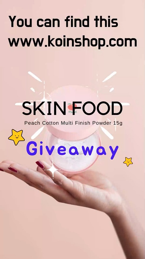 Giveaway from the homepage: SKIN FOOD Peach Cotton Multi Finish Powder 15g 4