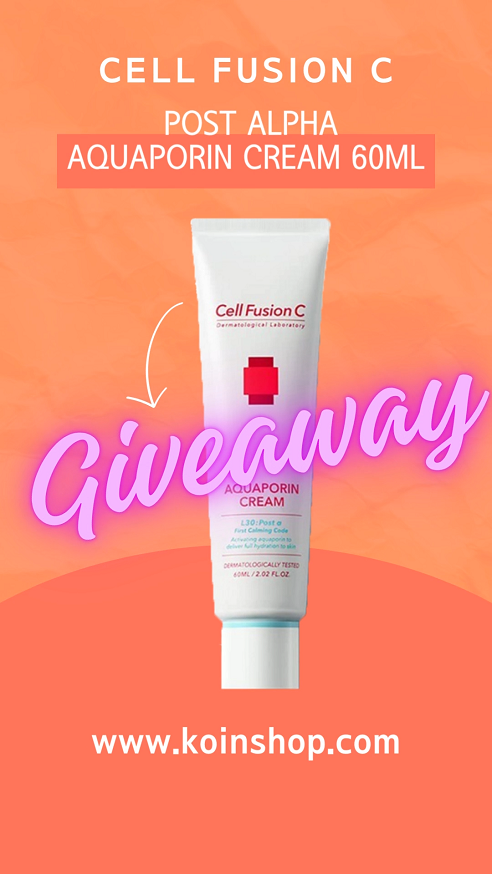 K-Beauty Giveaway CELL FUSION C Post Alpha Aquaporin Cream 60ml1