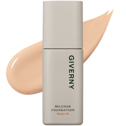 GIVERNY Milchak Matte Fit Foundation Light Beige 21NW 30ml