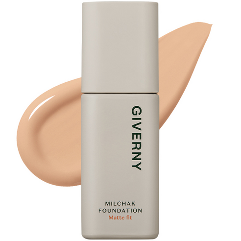 GIVERNY Milchak Matte Fit Foundation Medium Beige 23NW 30ml