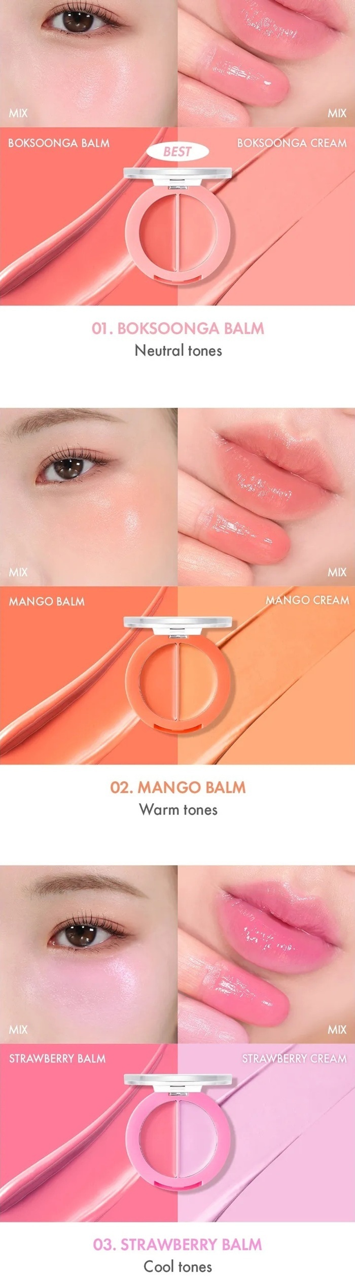 AMUSE Lip & Cheek Healthy Balm 1