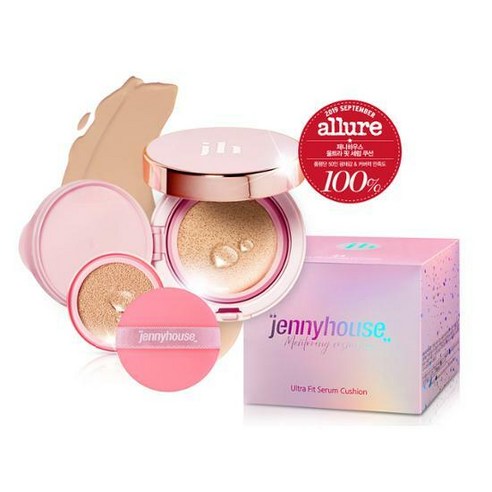 JENNYHOUSE Ultra Fit Serum Cushion Foundation no23 12g + Refill 12g