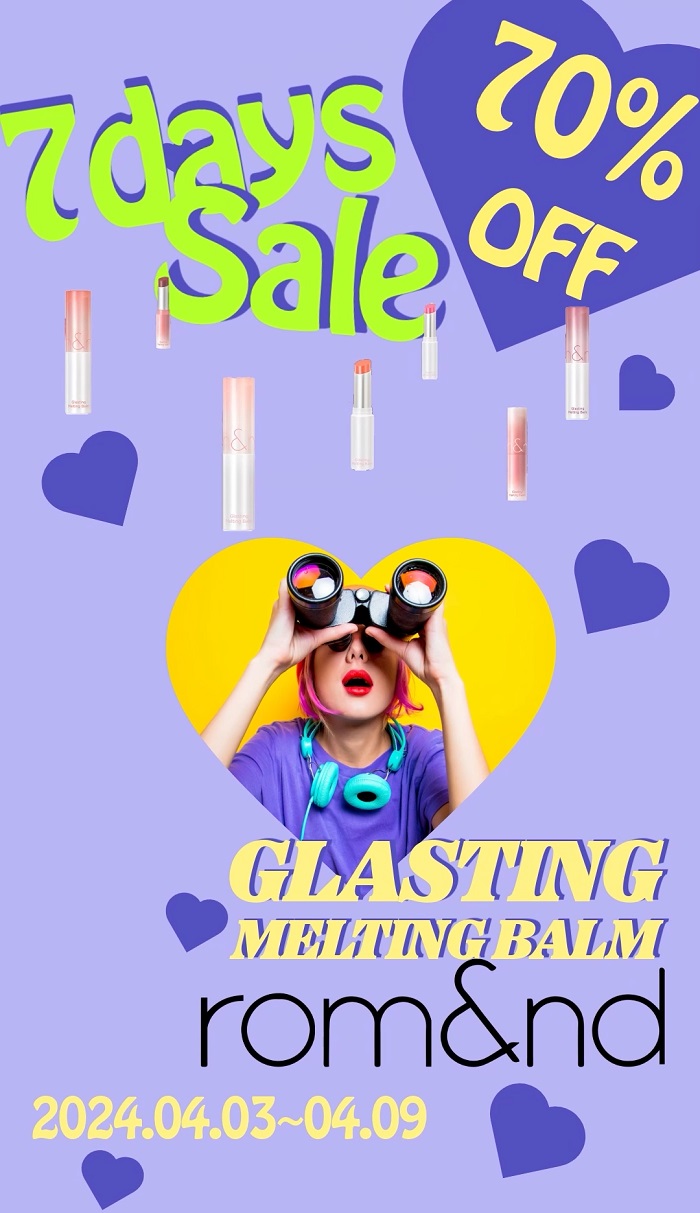 7days Sale 70% OFF 2024.04.03 – 04.09 5