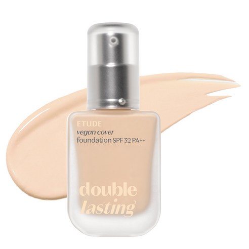 ETUDE Double Lasting Vegan Cover Foundation Light Beige 19N1 SPF35 / PA++ 30g