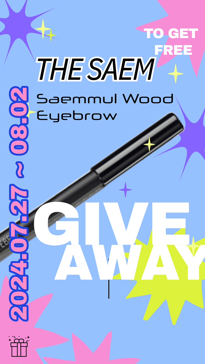Giveaway THE SAEM Saemmul Wood Eyebrow 2024.07.27 - 08.02 700