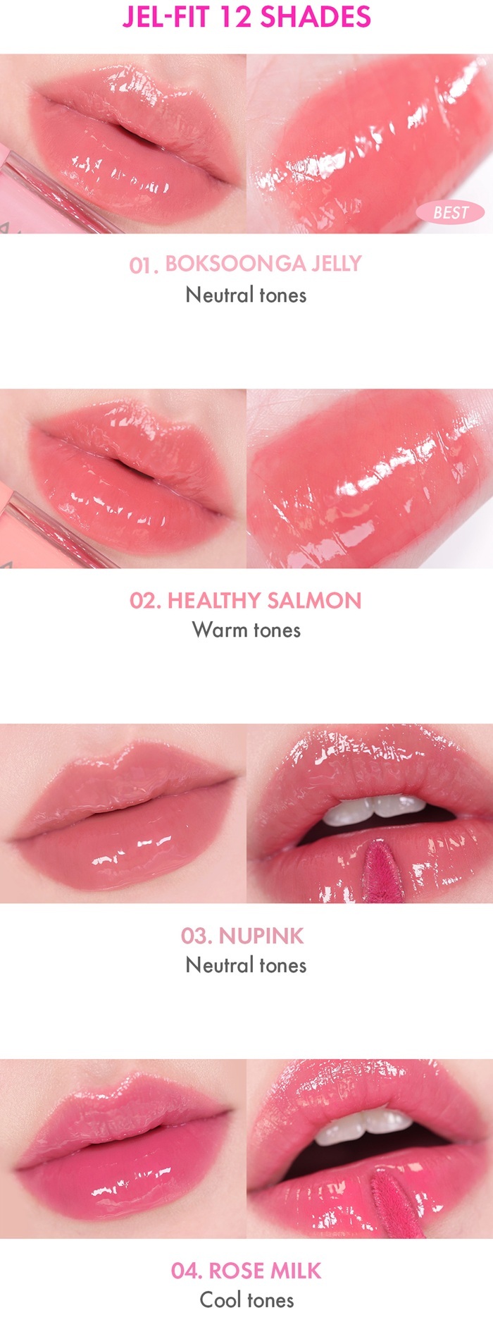 AMUSE Jel Fit Tint 1