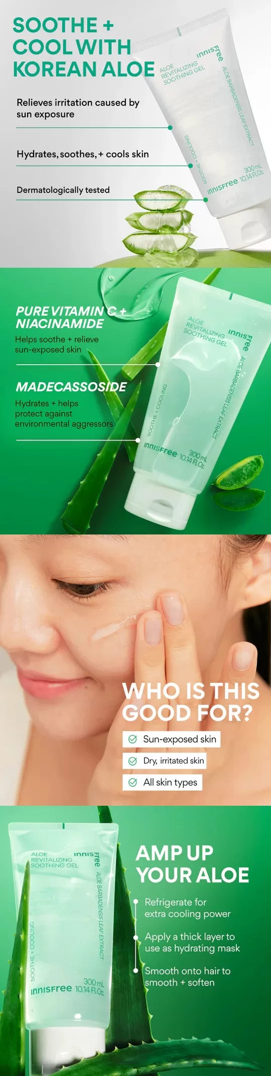 INNISFREE Aloe Revitalizing Soothing Gel 300ml