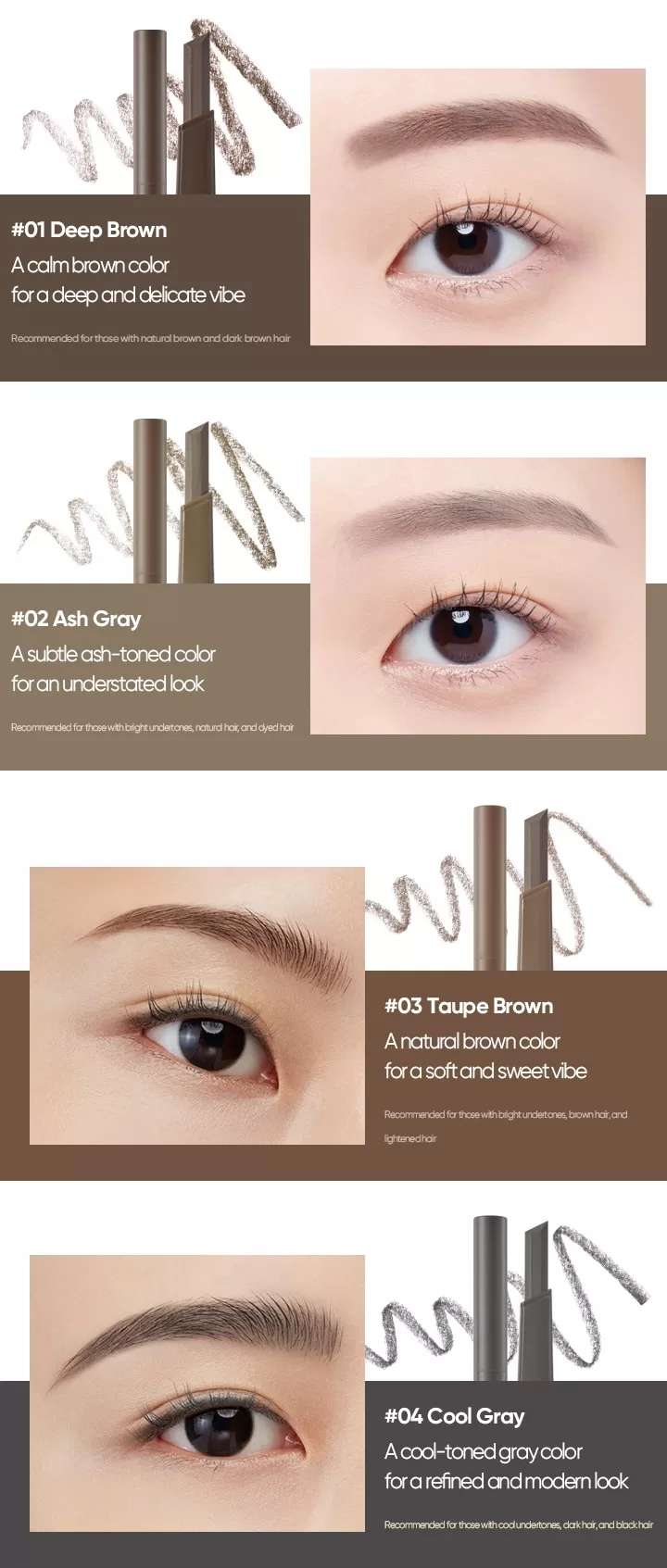 BANILA CO Smudge Out Detail Brow Pencil