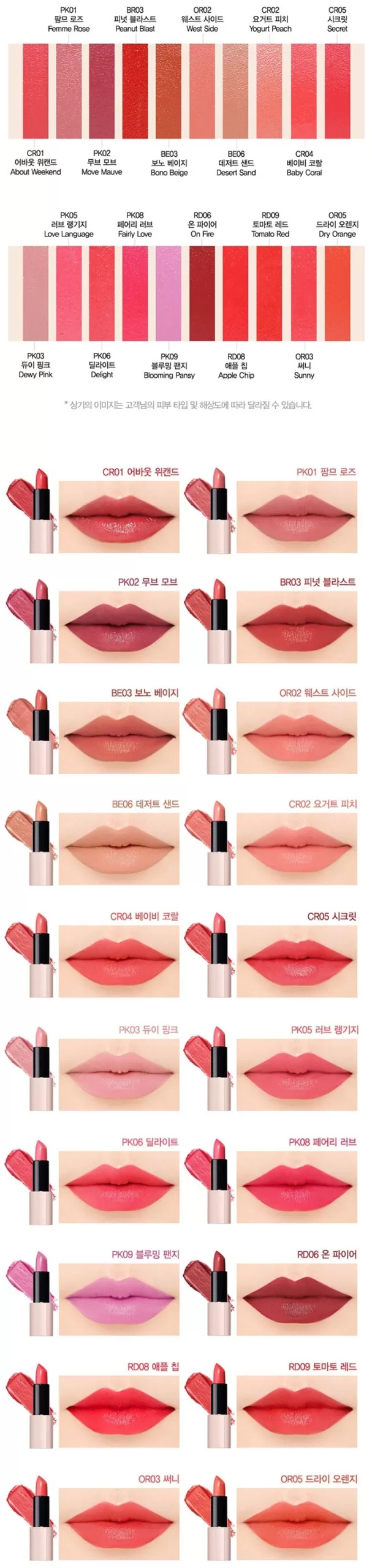 THE SAEM Kissholic Lipstick Intense