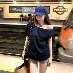 F14 STYLE Casual Loosefit Off Shoulder Tshirt