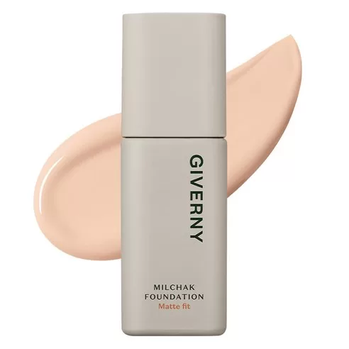GIVERNY Milchak Matte Fit Foundation Cool Beige 21C 30ml