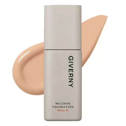 GIVERNY Milchak Matte Fit Foundation Medium Beige 23NW 30ml