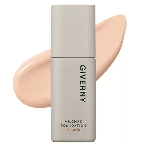 GIVERNY Milchak Matte Fit Foundation Porcelain 17C 30ml