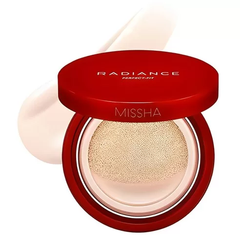 MISSHA Radiance Perfect Fit Cushion Foundation Fair 21P SPF50 PA+++ 15g