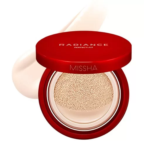 MISSHA Radiance Perfect Fit Cushion Foundation Vanilla 21N SPF50 PA+++ 15g