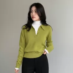 ON KSTYLE Essential Collared Knit